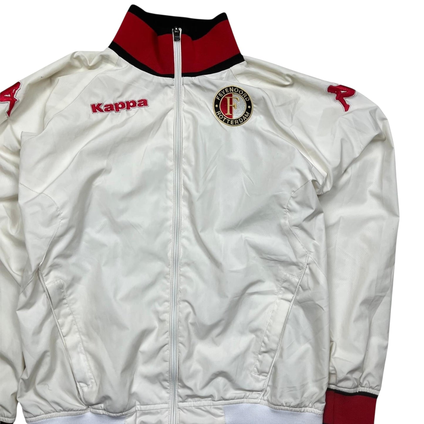 Vintage Kappa Feyernoord Rotterdam Trackjacket in Größe(S)