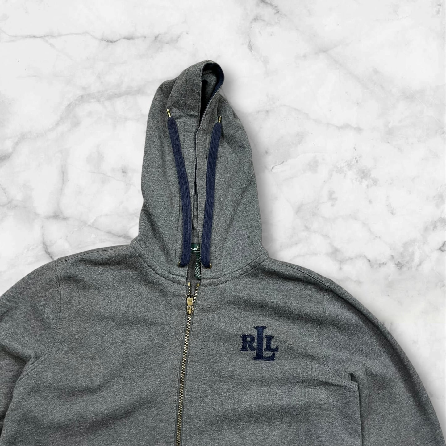 Vintage Ralph Lauren Jeans Co. Zip Hoodie – Damen 1X (Unisex Look)