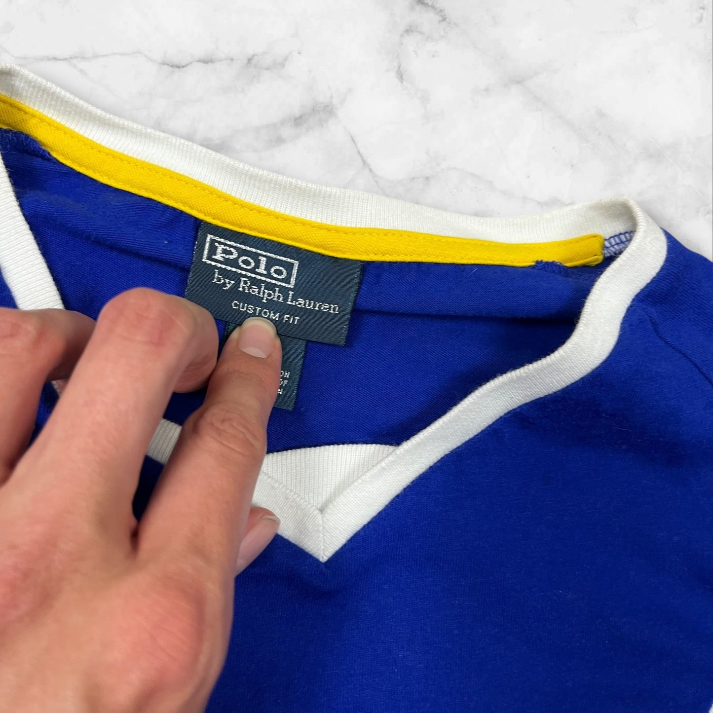 Vintage Polo Ralph Lauren Italia T-Shirt in Größe(S)