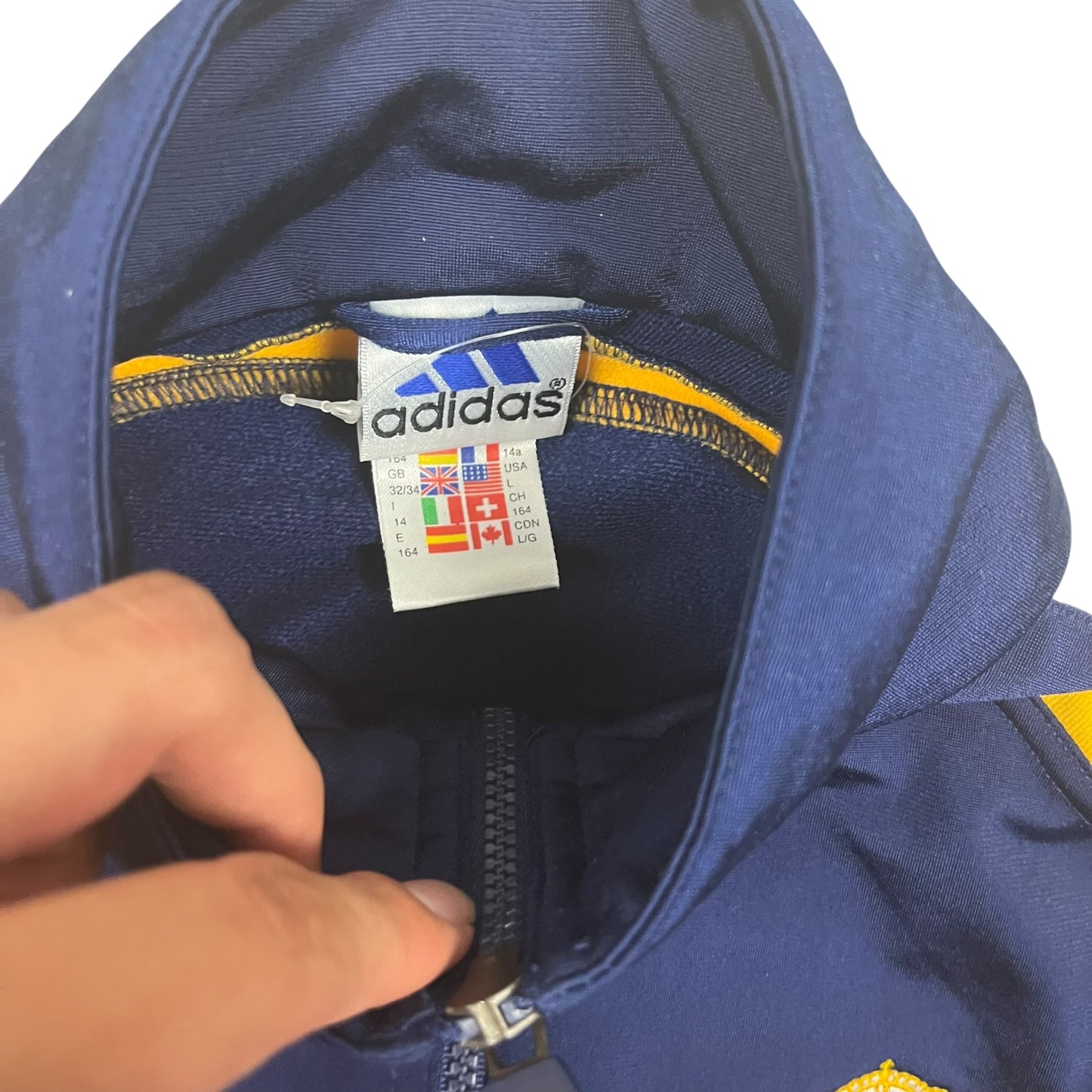 Vintage Real Madrid Trackjacket in Größe(M)