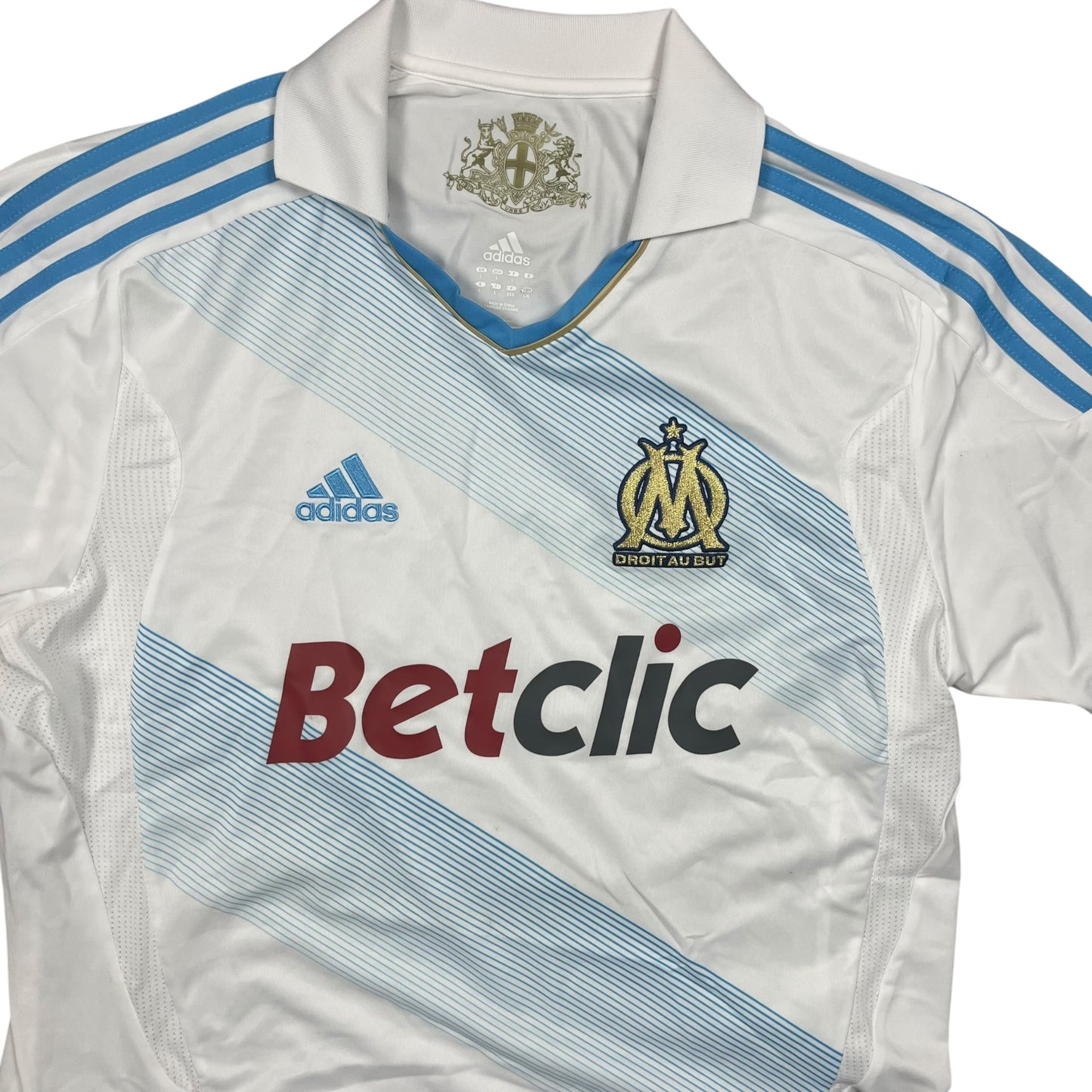 Vintage Adidas Marseille Trikot in Größe (L)
