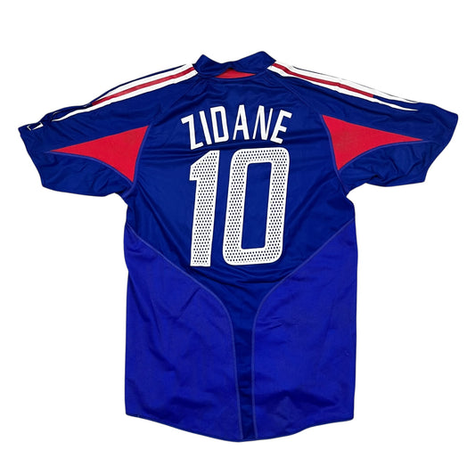 Vintage Adidas 2002 Frankreich Zinedine Zidane Trikot in Größe(M)rare