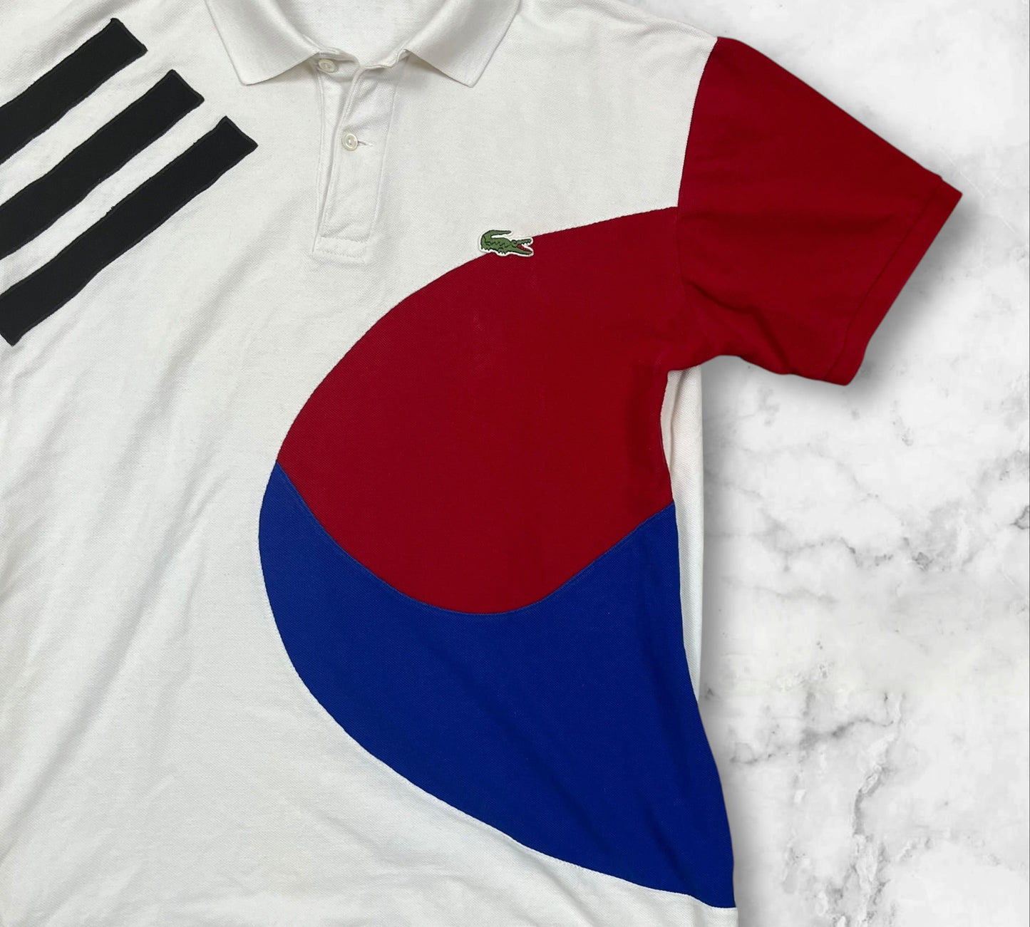 Vintage Lacoste South Korea Poloshirt in Größe(L)