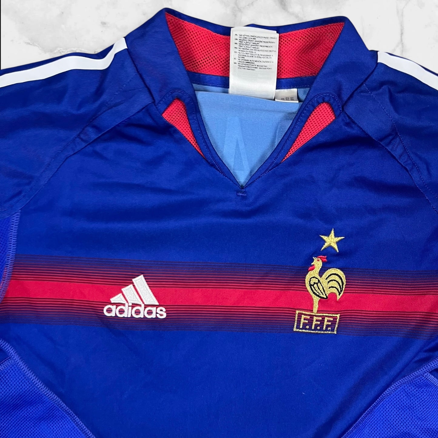 Vintage Adidas 2002 Frankreich Zinedine Zidane Trikot in Größe(M)rare