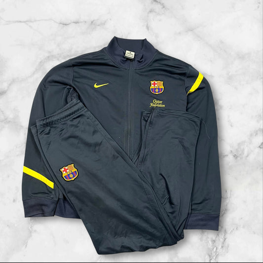 Vintage Nike 2011-2013 Barcelona Tracksuit in Größe(S)