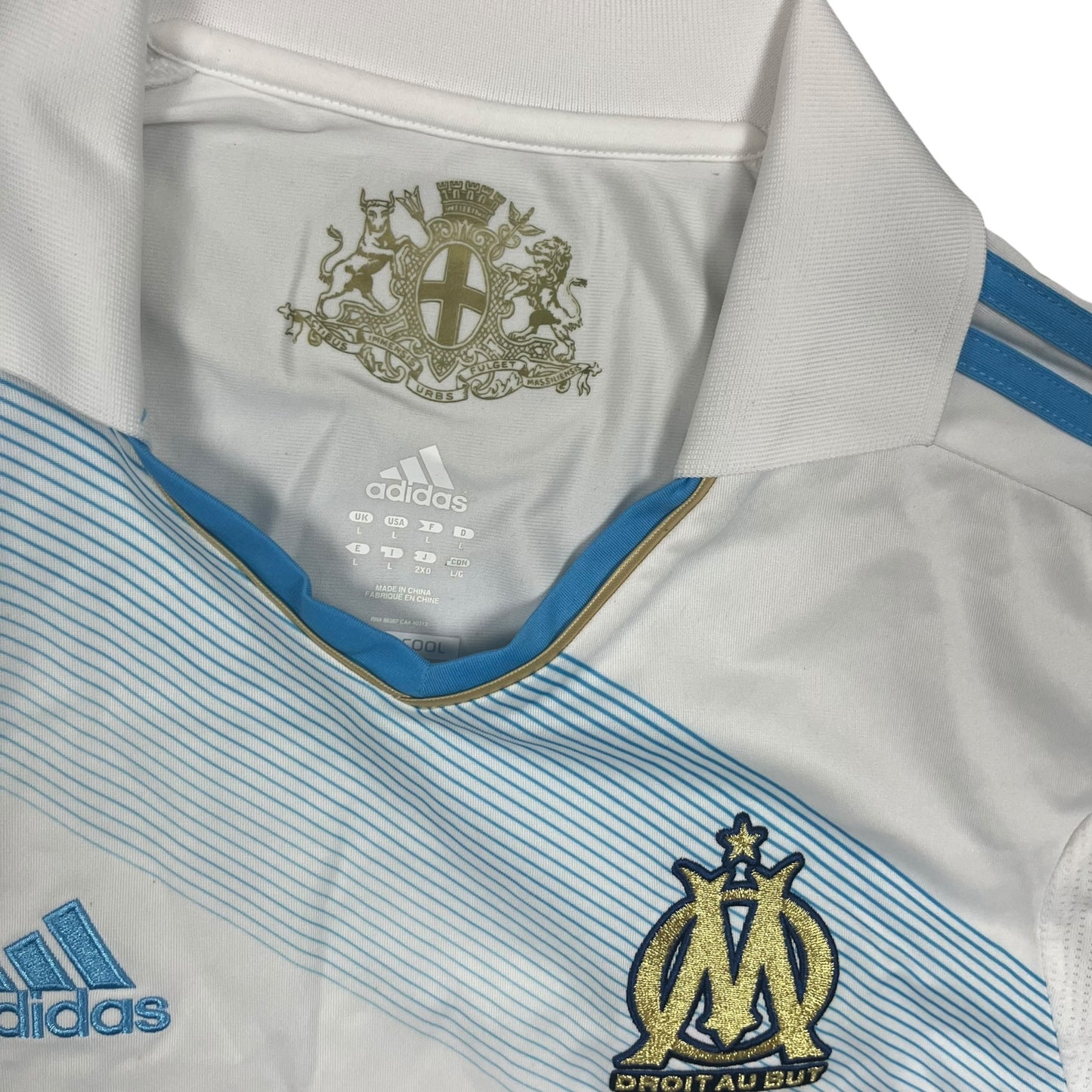 Vintage Adidas Marseille Trikot in Größe (L)