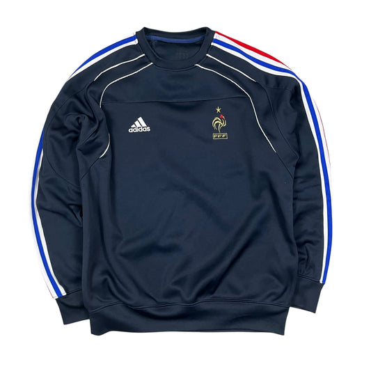 Vintage Adidas Frankreich Pullover in Größe