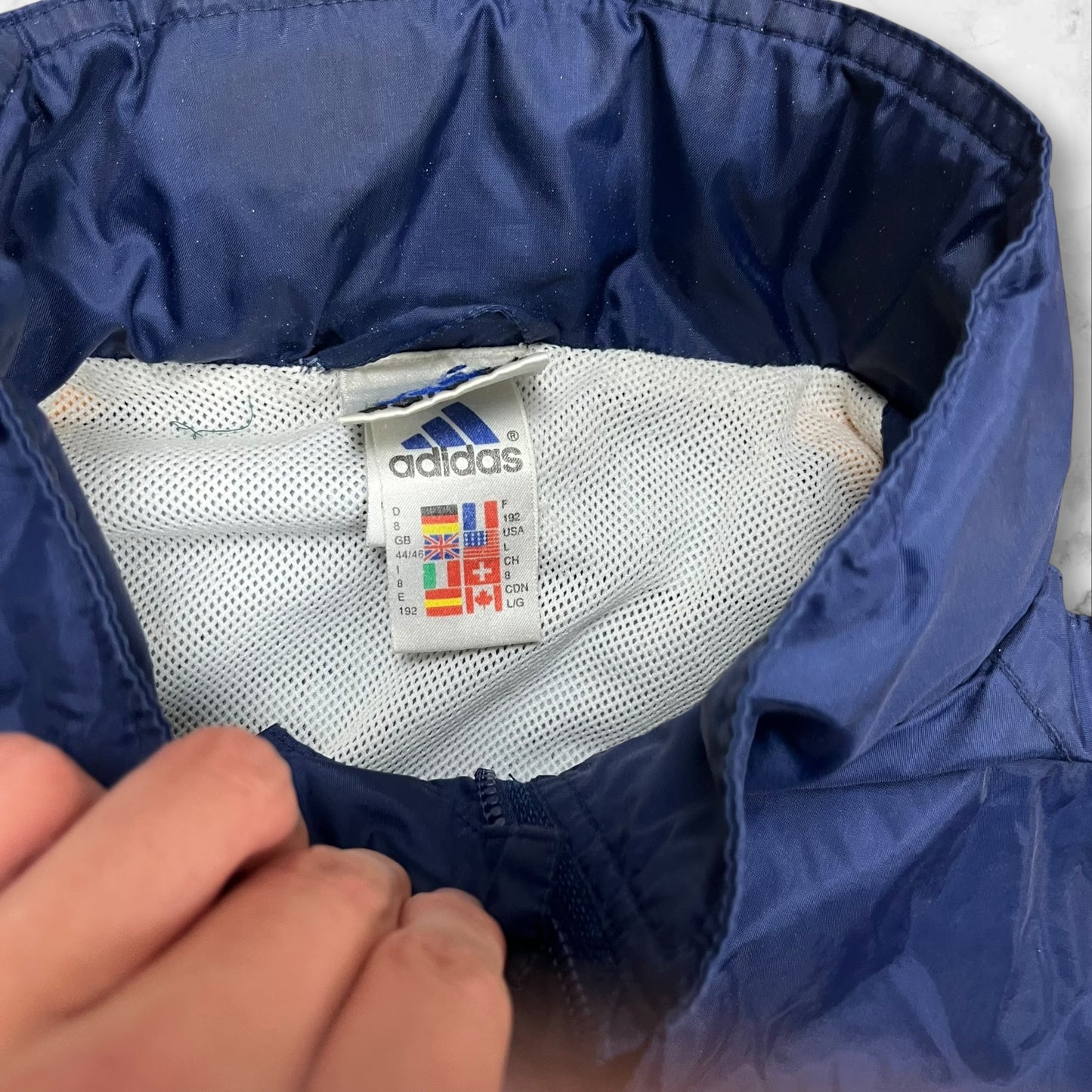 Vintage Adidas 2003/2004 Real Madrid Windbreaker in Größe(XL)
