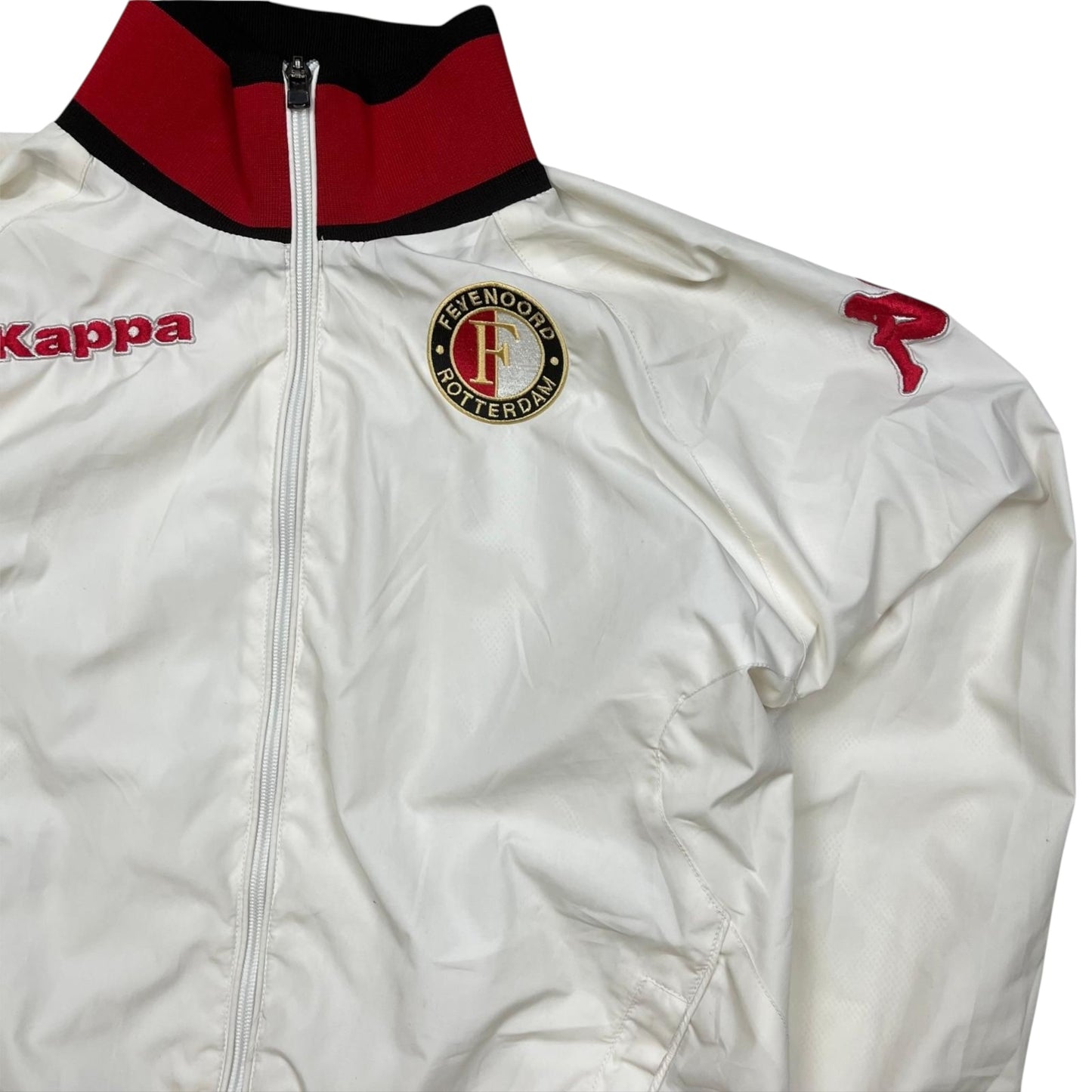 Vintage Kappa Feyernoord Rotterdam Trackjacket in Größe(S)