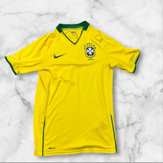 Vintage Nike 2008-2010 Brasilien Trikot in Größe(S)
