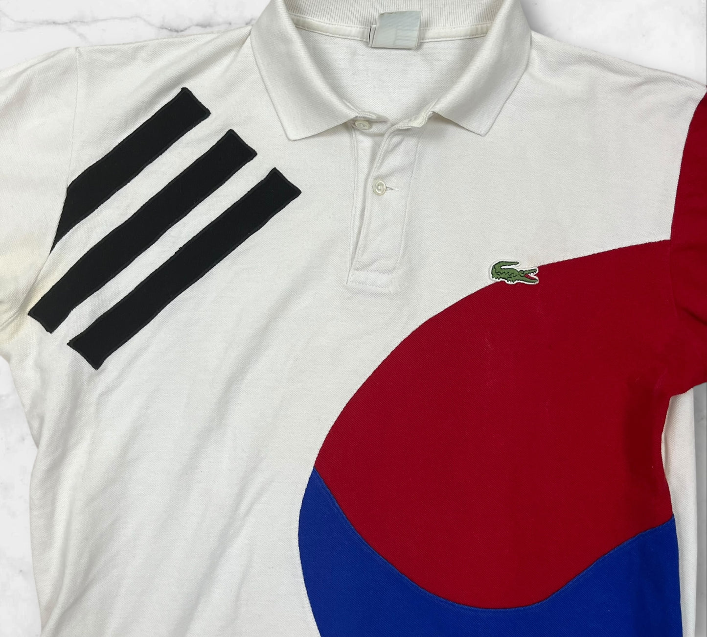 Vintage Lacoste South Korea Poloshirt in Größe(L)